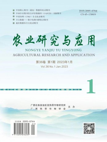 農(nóng)業(yè)研究與應用雜志